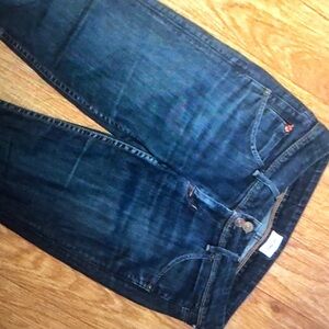 Hudson Collin Dark Wash Skinny Blue Denim Jeans In was color